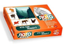 Лото детское" Кто где живет?" (малое) 00078Ц Лото детское" Кто где живет?" (малое) 00078Ц